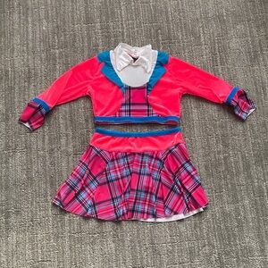 Art Stone Plaid Dance Costume